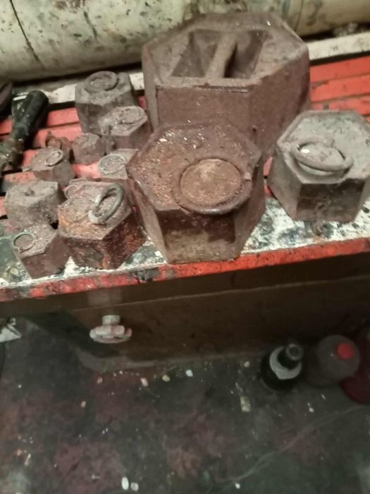 Pesos de balança em ferro