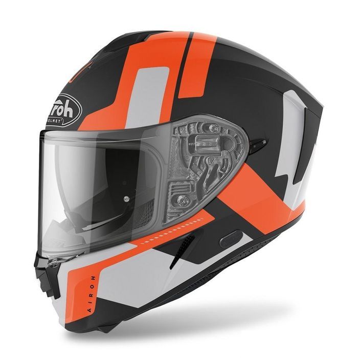 capacete spark shogun laranja matt airoh