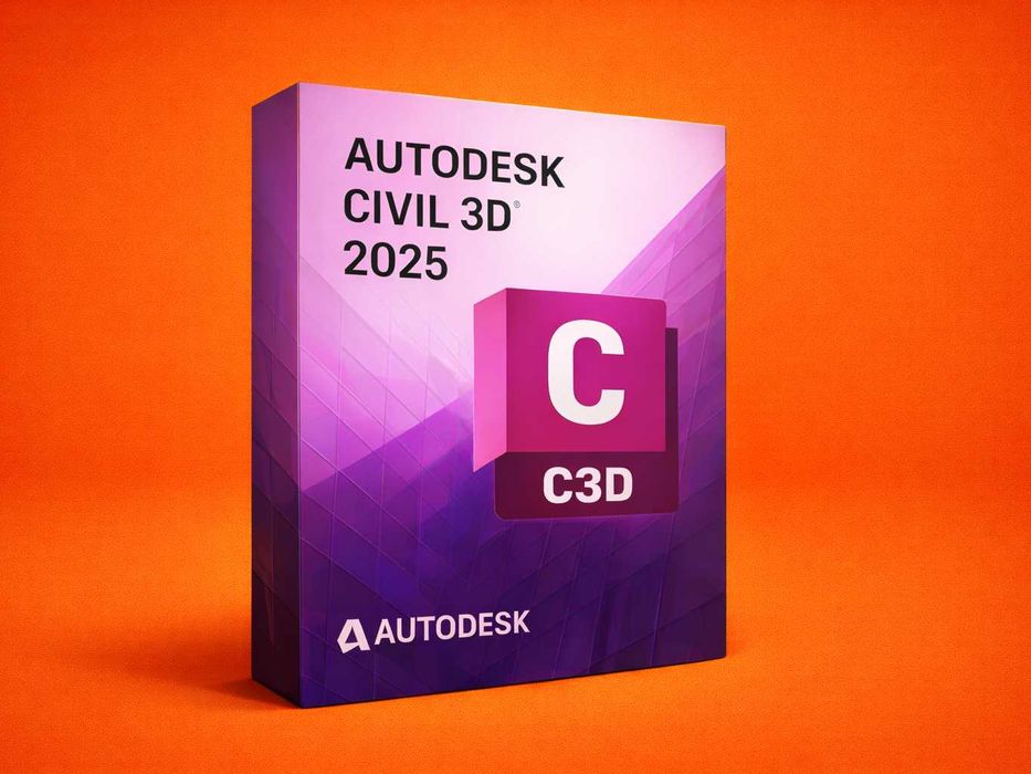 Autodesk Civil 3D 2025 - Licencja 3 lata pełna profesjonalna