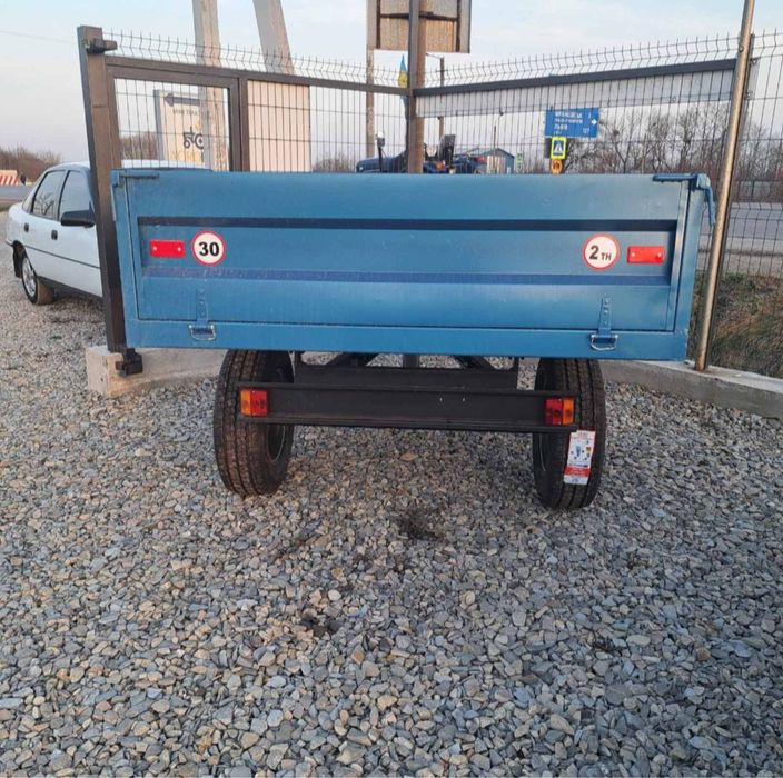 Причіп самоскид до товктора 2т