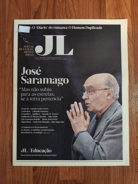 JL - Capa José Saramago