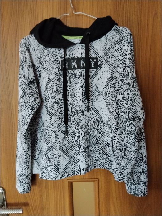 Bluza panterka z kapturem DKNY Sport