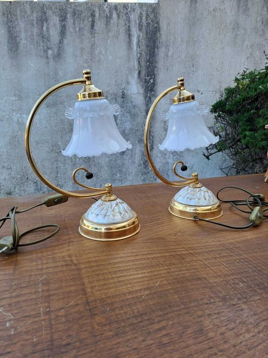 Candeeiro mesa cabeceira (2x)