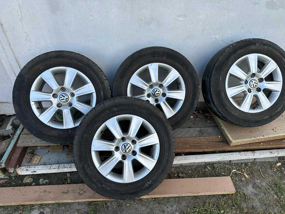 ALUFELGI VW T5/T6 oryginalne, rozstaw 5x120 z oponami