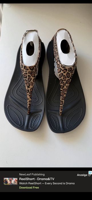 Crocs sexy flip print zwierzęcy
