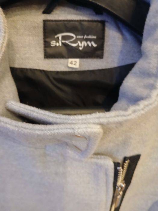 Płaszczyk szary na suwak