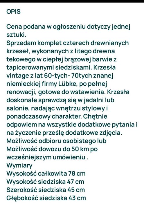 Meble Krzesła salon