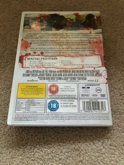Saw 3 - Dvd - Extreme Edition