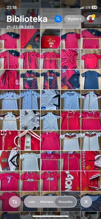 Koszulki ManU, Bayern, Niemcy, Cracovia