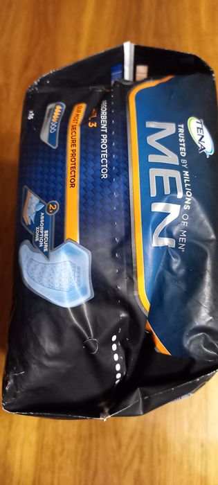 Памперсы-подгузн. мужские"TENA" запечатанные Новые