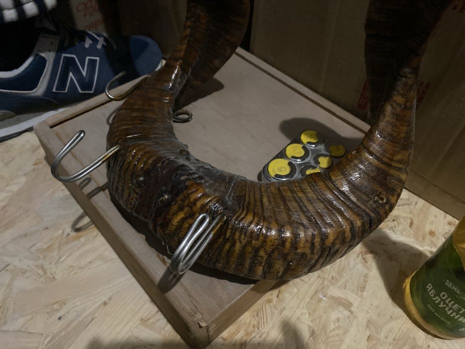 Рога козла вешалка