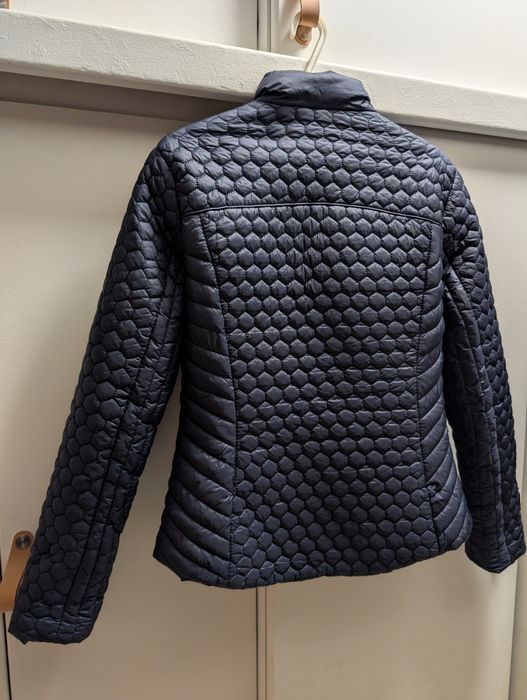 Kurtka pikowana granatowa