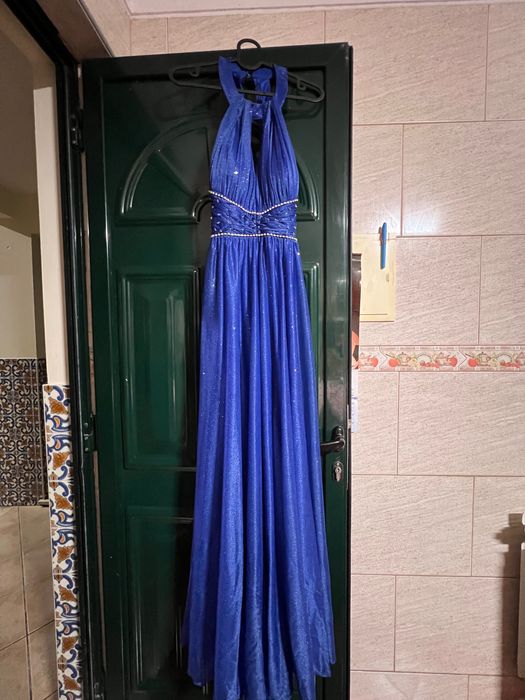 Vestido azul, usado 1 vez