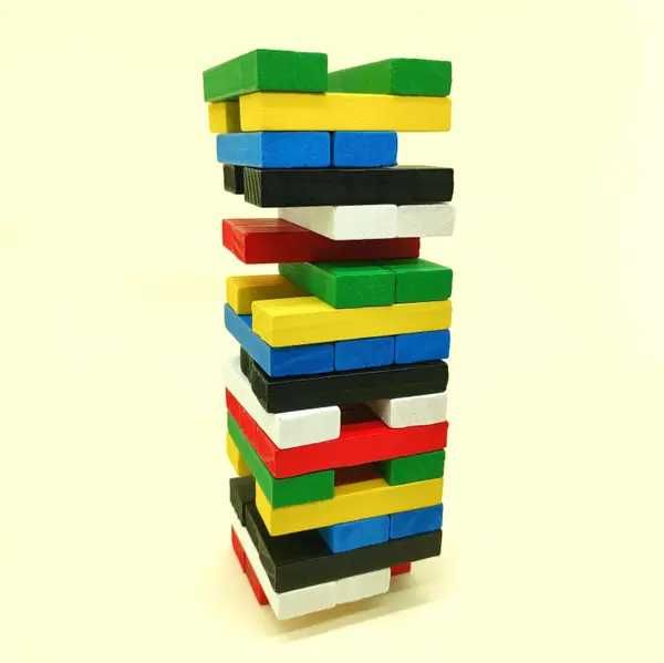 Игра Vega Color (вега, башня, дженга, джанга, jenga) Danko Toys