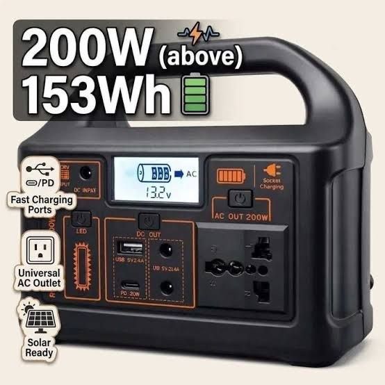 зарядна станція Gaiaray 200w 153.6Wh EG015Li павербанк
