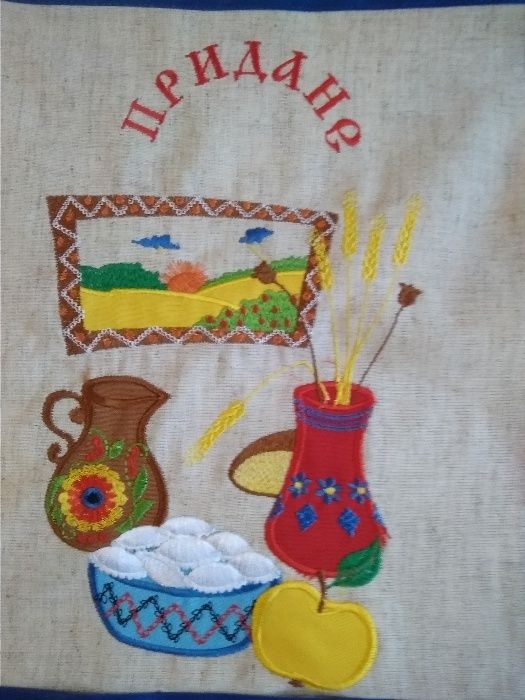 Фартук   из   льна