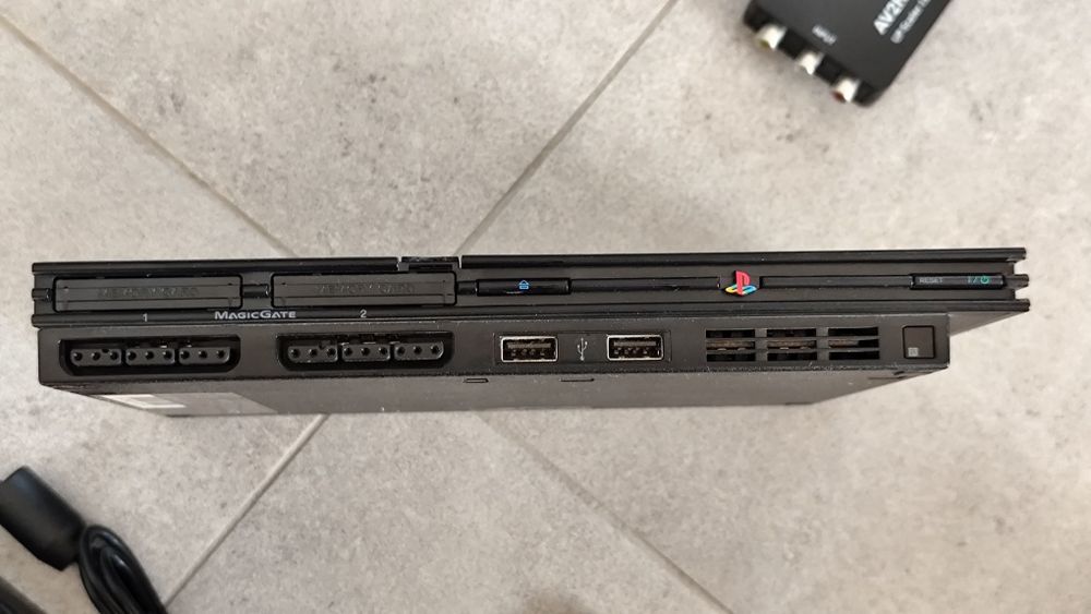 Konsola PlayStation 2 Slim SCPH-75004 PS2 Zestaw HDMI Bezprzewodowy Pad