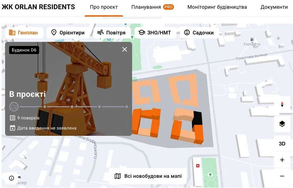 БЕЗ КОМІСІЇ/Продаж\ПАРКІНГ 14м2, вул.Пластова-Б.Хмельницького, ЖК Орлан/Orlan
