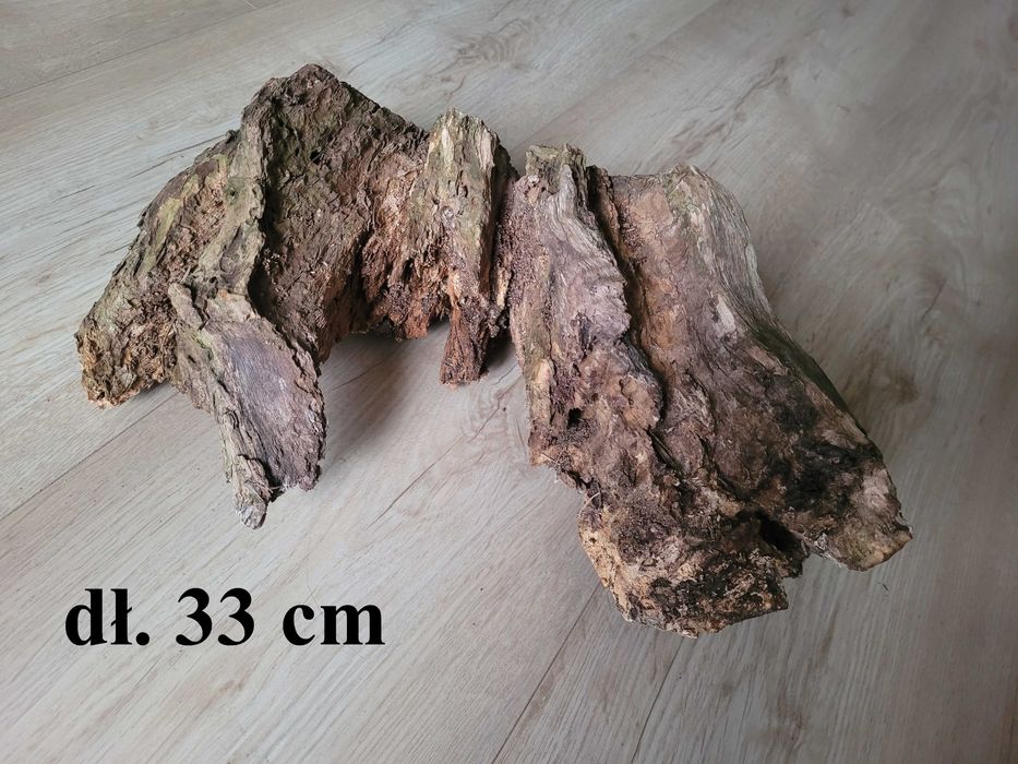 naturalne kryjówki dla agamy, gekona  28/28 cm