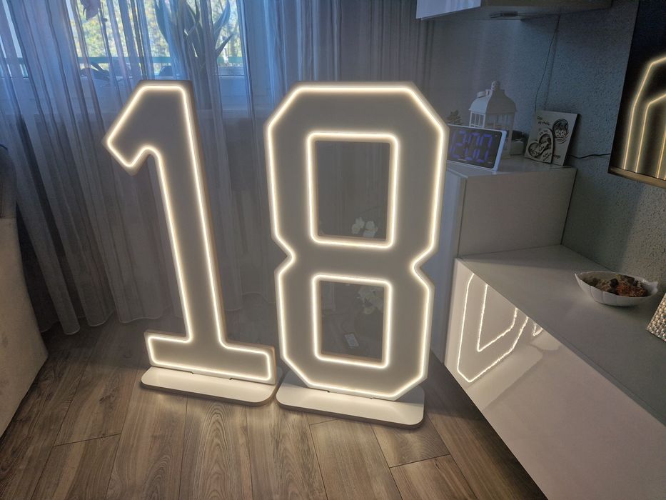 Wynajem cyfr led 100 cm