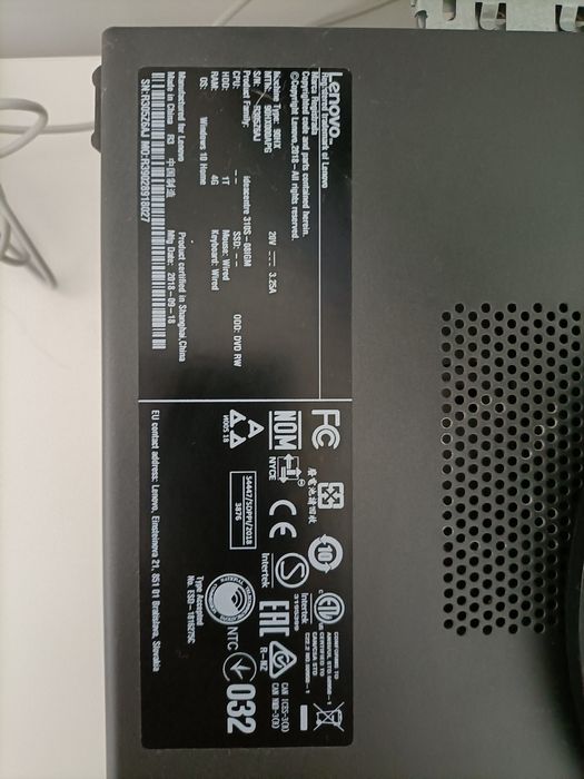 Computador Lenovo + teclado