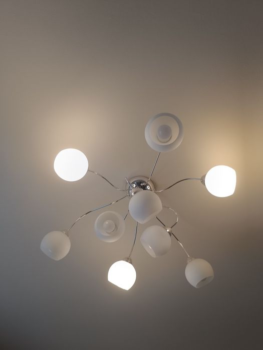 Lampa sufitowa pająk na 9 punktów zarowek E14