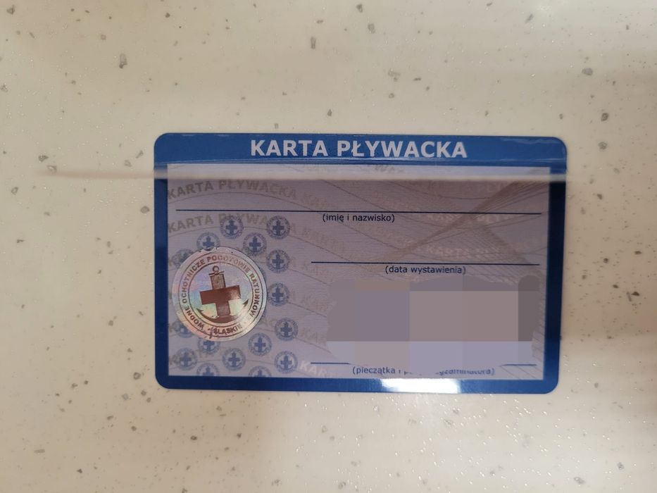 Karta pływacka / egzamin
