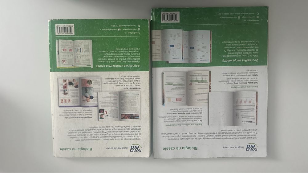 podręcznik i ćwiczenia biologia