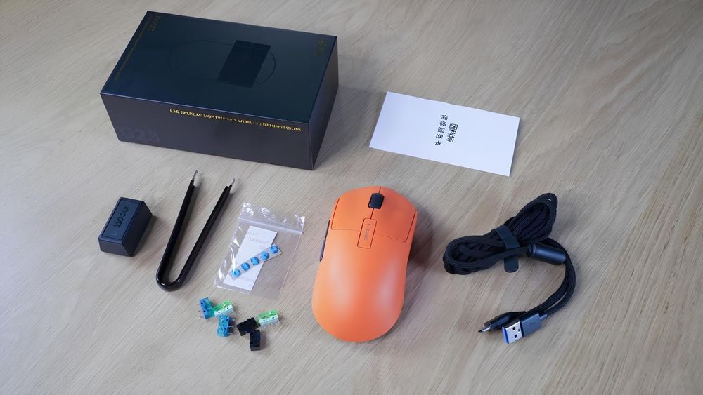 Беспроводная игровая 8К мышка Incott g23 Pro. PAW3950, Nordic 52840