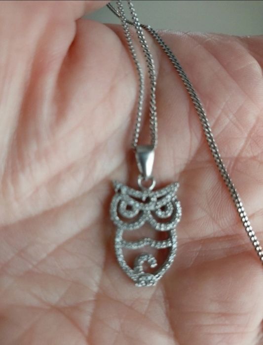 Pendente em prata contrastada