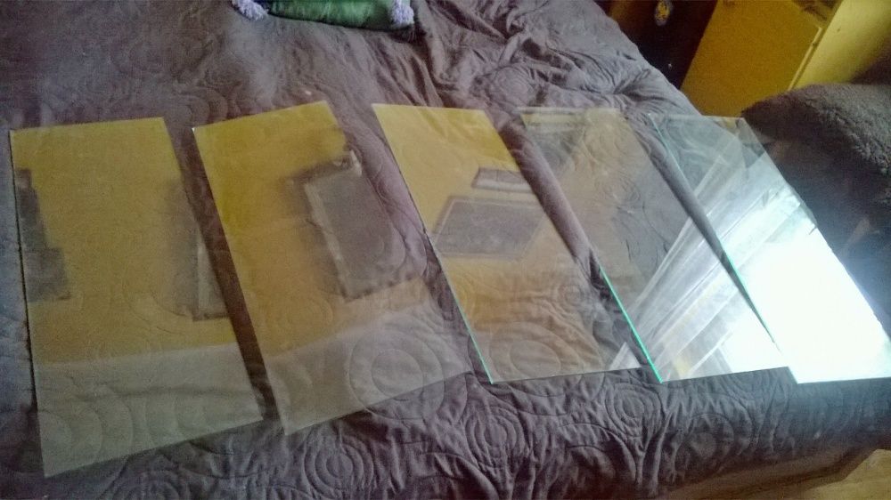 Szyby półki - szklane 75x27 gruba 5 mm