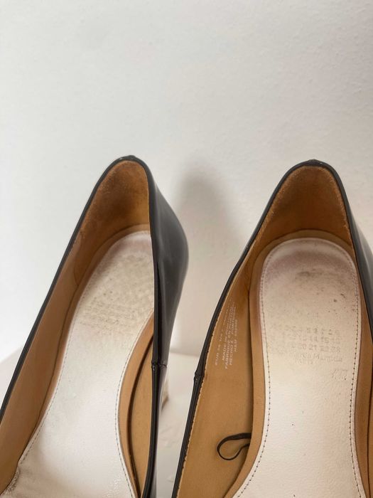 Maison Margiela x H&M Sapatos de salto alto transparentes preto EU 38
