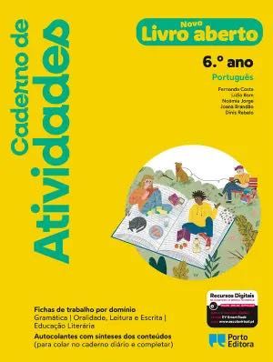 Livro Aberto Caderno atividades. Português 6 ano .Tem soluções