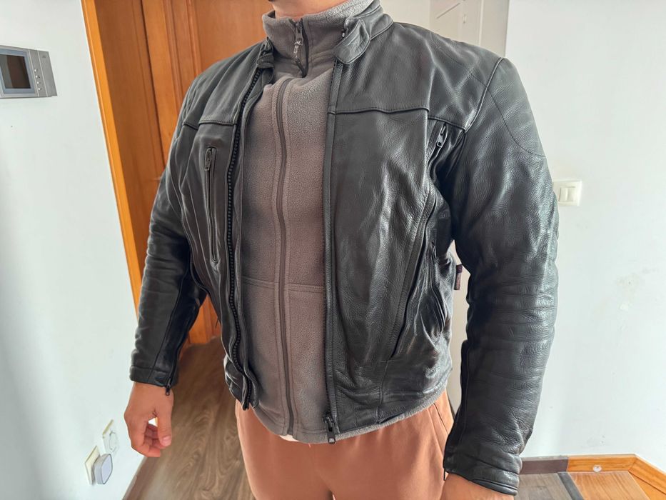 Motorcycle Leather Jacket for Man | Size XL / 52
