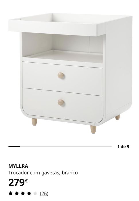 Trocador MYLLRA ikea