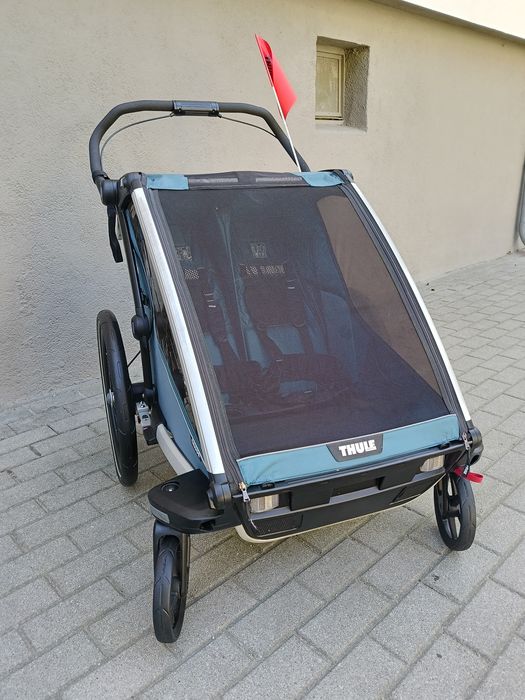 Thule Chariot Cross 2 double - dodatkowy hamulec w rączce