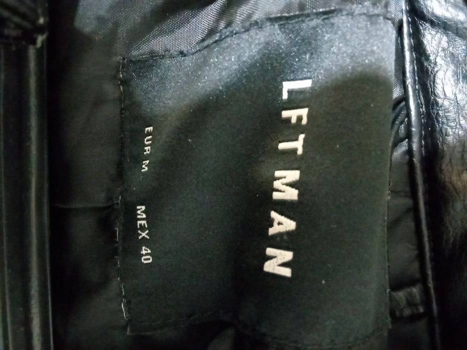 Casaco homem em pele estilo motard e biker usado apenas 1 vez,.