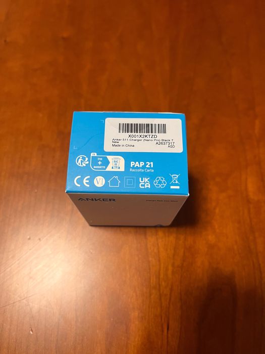 Carregador Anker 511 Nano Pro 20W PIQ 3.0 USB-C