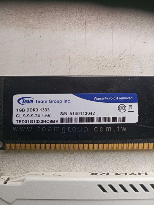 Оперативна пам'ять Kingston 4GB DDR3