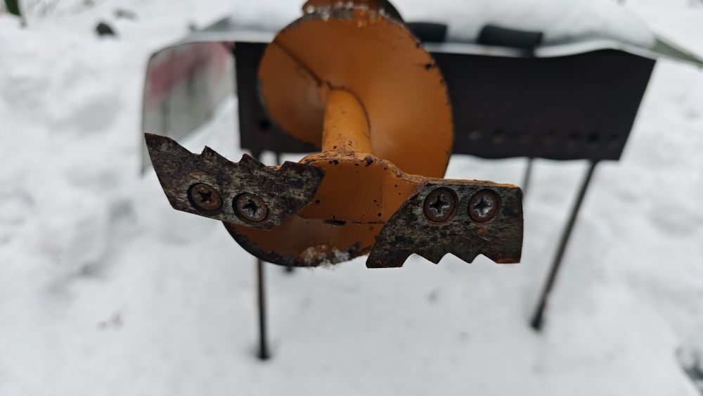 Бур ледобур для рыбалки зимней времён ссср