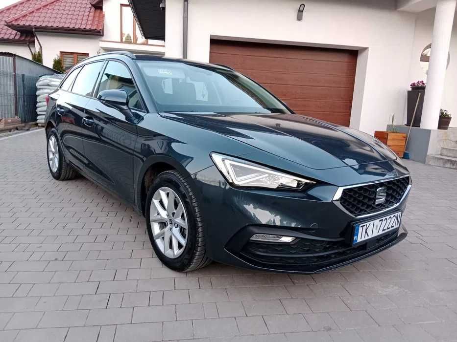 Seat Leon IV 1.5 E-Tsi 2021r DSG Niski Przebieg Faktura VAT