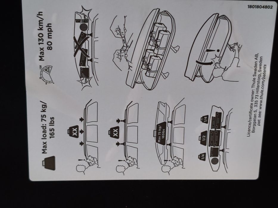 BOX dachowy THULE FORCE XT XL 500l, bagażnik Thule  Motion XT XL Bl.gl