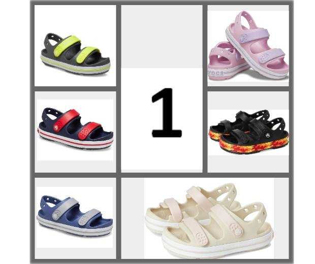 дитячі босоніжки Crocs Crocband детские сандалии crocs bayaband sandal