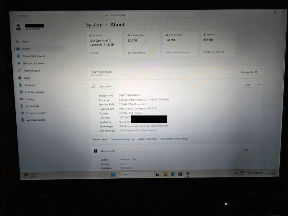 Lenovo ThinkPad X1 Carbon 12ª Geração