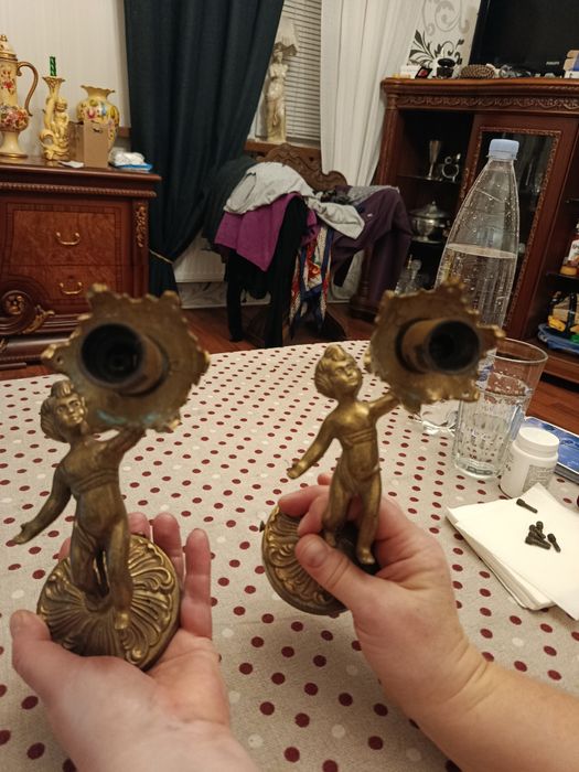 Светильник бронзовый