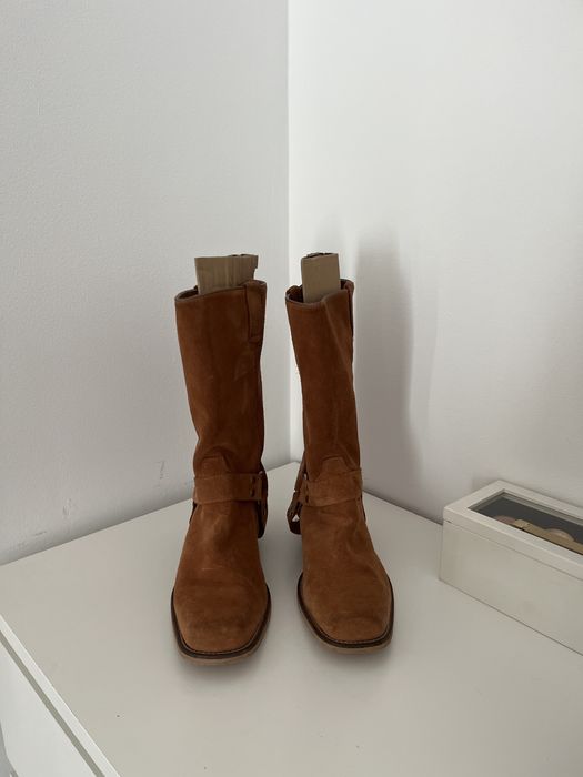 Botas  pele camel
