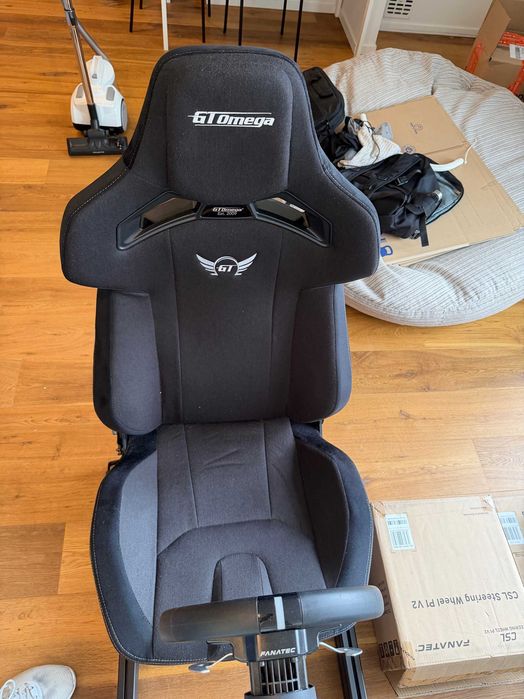 Cockpit Simracing GT Omega Prime Lite + Fanatec CSL DD 8NM (Loadcell) + GT Omega RS12 | Completo, Como Novo, c/ Faturas