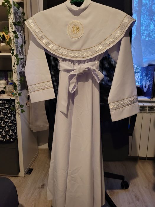 Sukienka komunijna na 140 cm  oraz buty