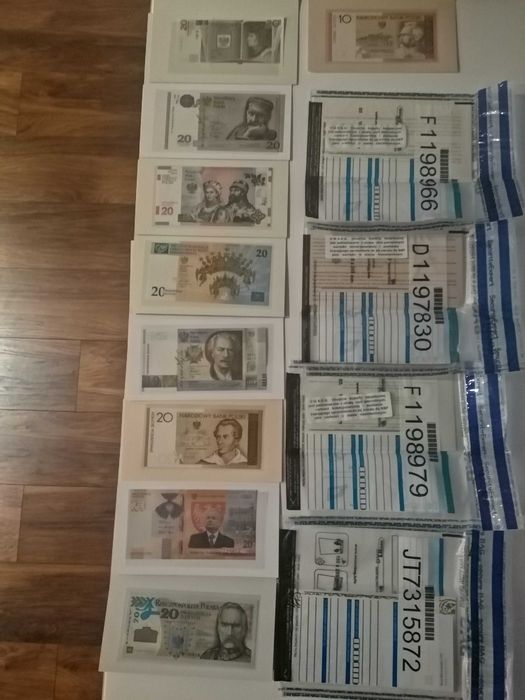 Zestaw Kolekcja Banknoty 20zł