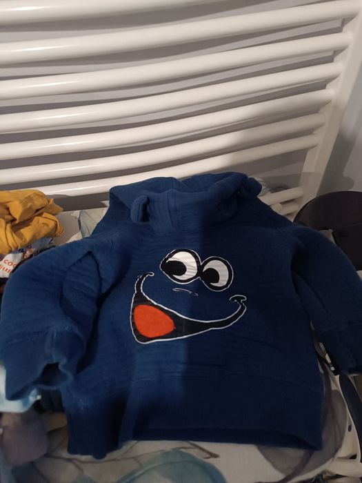 Paka ubrań 86 chlopiec body dres zima